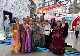 Ученица 7-2 класса приняла участие в Международной выставке-форуме «Россия» в Москве.